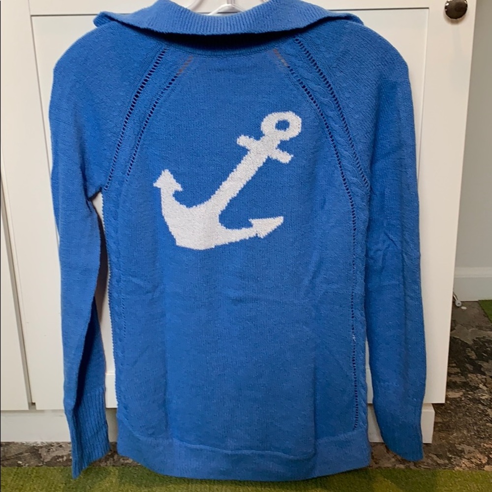 Cornflower blue Lilly Pulitzer v-neck sweater